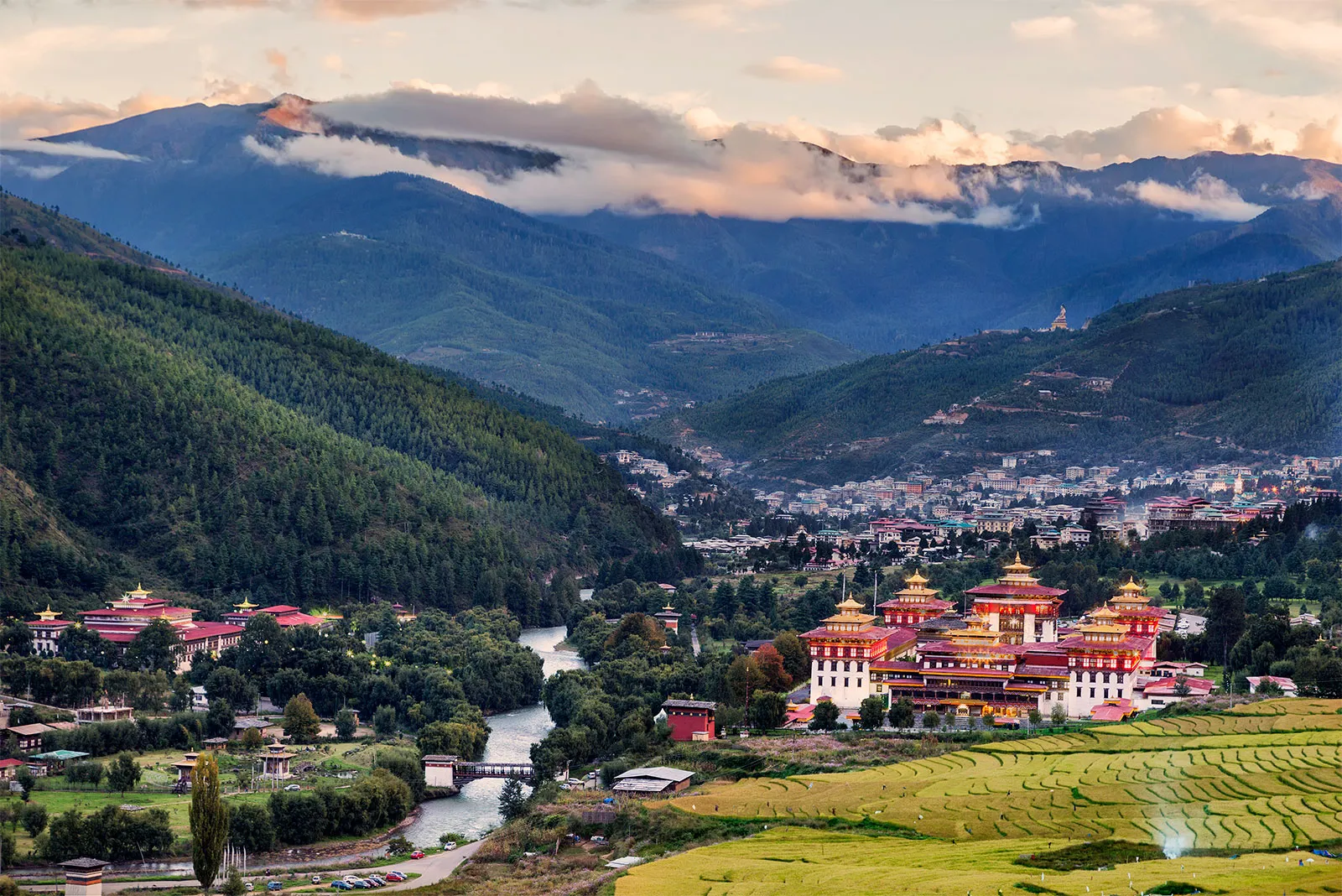 Quanh cảnh thủ đô Thimphu
